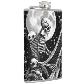 Skelet en Harp III Heupfles (Rechts)