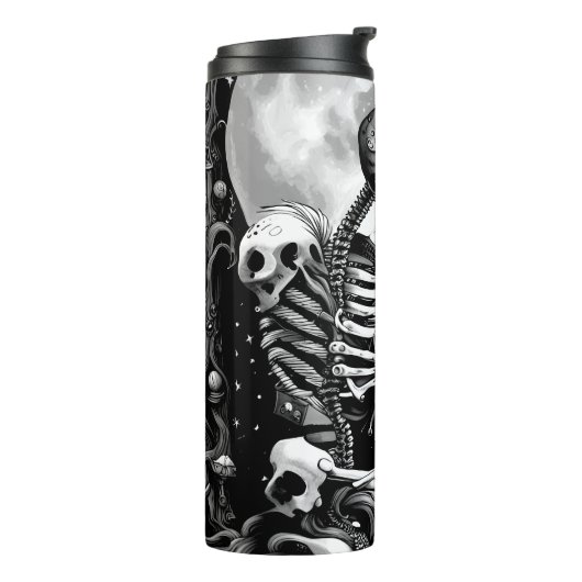 Skelet en Harp III Thermosbeker (Gedraaid links)
