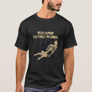 Skelet En Kat Kleintje Grappige Kitty Huisdier Eig T-shirt