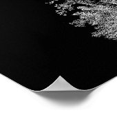 Skelet- en paardenhalloween decor-Poster BW3 Poster (Hoek)