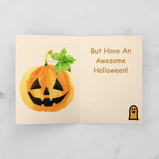 Skelet en snoepgoed kaart (Binnen)