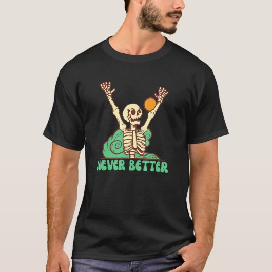 Skelet Esthetische Graphic Soft Grunge Emo Gothic T-shirt (Voorkant)
