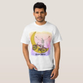 Skelet Fiets T-shirt (Voorkant volledig)