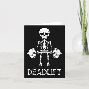 Skelet Fitness Gym Gewichtheffen Workout Fitness Kaart