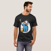 Skelet Flame Soccer T-shirt (Voorkant volledig)