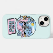 Skelet Flamingo Drijver - Leven is een Strand Case-Mate iPhone Case (Achterkant (horizontaal))