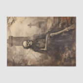 Skelet Foto Decoupage Tissuepapier (Voorkant)