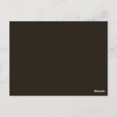 Skelet Geen-Lichaam Grappig Briefkaart (Achterkant)
