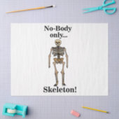 Skelet Geen-Lichaam Grappig Tissuepapier (Craft)
