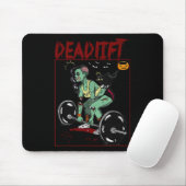 Skelet Gewichtheffer Bodybuilder Workout Fitness Muismat (Met muis)