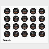 Skelet Gewichtheffer Bodybuilder Workout Fitness Ronde Sticker (Vel)