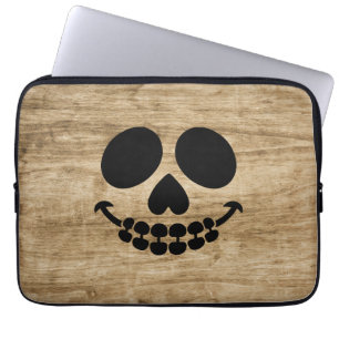 Skelet glimlach. laptop sleeve