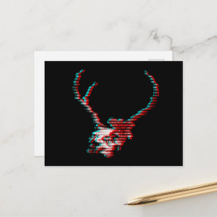 Skelet Glitch Briefkaart