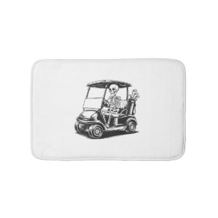 Skelet Golfer Skull Spelen Golf Badmat