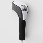 Skelet Golfer Skull Spelen Golf Golfheadcover (Schuin)