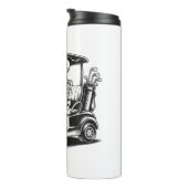 Skelet Golfer Skull Spelen Golf Thermosbeker (Geroteerd rechts)
