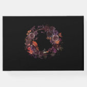 Skelet Gothic Foto Bruiloft Gastenboek (Achterkant)