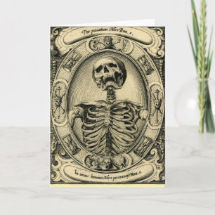 Skelet, Gothic, middeleeuws Kaart