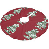 skelet gothic skull lelijke kerstboomskelet kerstboom rok (Gekanteld)