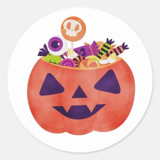 Skelet Gothic Stijl Zwarte schedel Ronde Sticker (Voorkant)