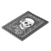 SKELET, GOTHISCHE HEER SKULL, DODE BLAAD MAATSCHAP NOTITIEBOEK (Linkerzijde)