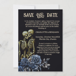 Skelet Gotische Bruiloft Save The Date