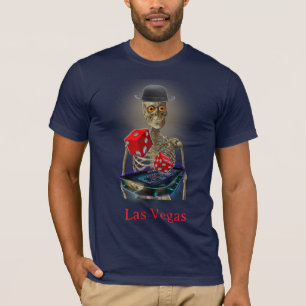 Skelet Grappig Las Vegas T-shirt