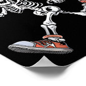 Skelet Grappige Halloween Kostuum Mannen Vrouwen K Poster (Hoek)