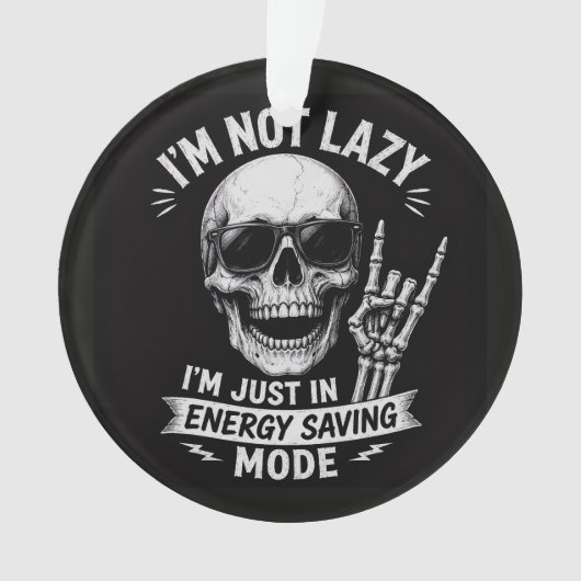Skelet Grappige Sfeer Ornament (voorkant)