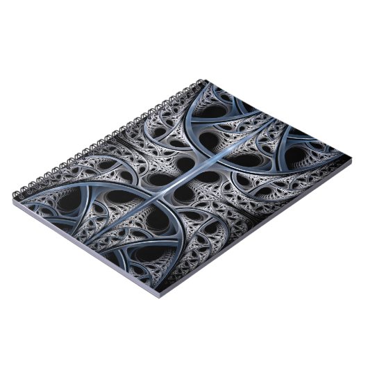 Skelet Hall fractal art. Notitieboek (Linkerzijde)