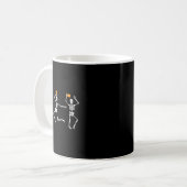 Skelet Halloween Augurk Koffiemok (Voorkant links)