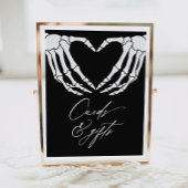 Skelet Halloween Baby shower Kaarten en geschenken Poster