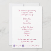 Skelet Halloween bruiloft uitnodigingen, op maat Kaart (Achterkant)