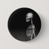 Skelet - Halloween Button (Voorkant)