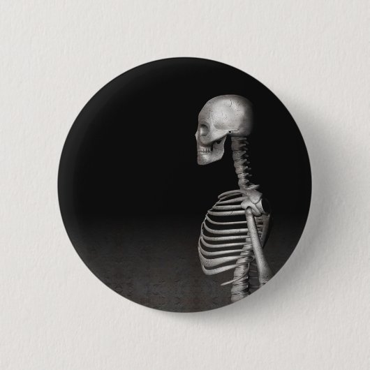 Skelet - Halloween Button (Voorkant)