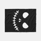 Skelet Halloween Fleece Deken (Voorkant (Horizontaal))