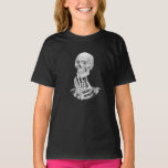 Skelet Halloween Meisje T-Shirt<br><div class="desc">Mooi Skeleton Halloween Meisje T-shirt</div>