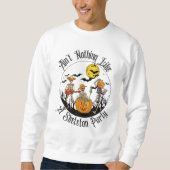 Skelet Halloween Party Sweatshirt (Voorkant)