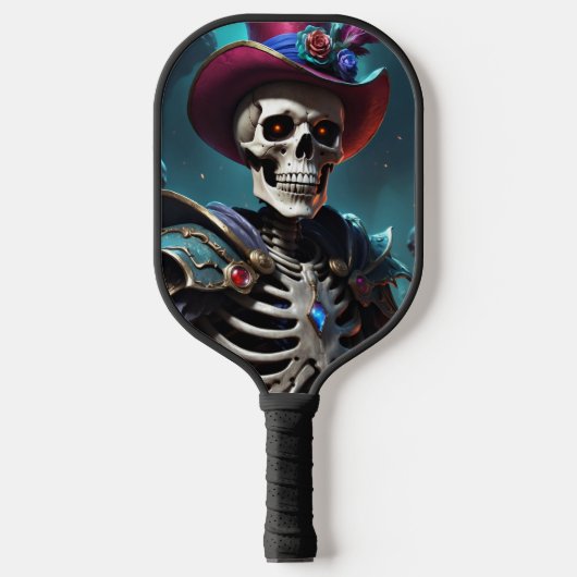 Skelet, Halloween, Pet, Fantasy, Krijger, Schedel Pickleball Paddle (Voorkant)