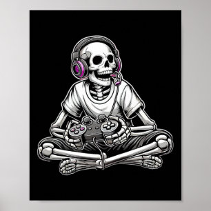 Skelet Halloween  Poster