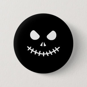 Skelet Halloween Ronde Button 5,7 Cm