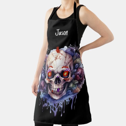 Skelet Halloween Schort (Insitu)