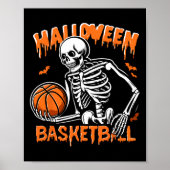 Skelet Halloween Trick or treat Poster (Voorkant)