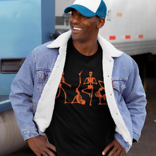 Skelet Halloween Tshirt-Dancing Skelet Tshirt