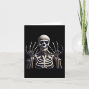 Skelet Halloween voor mannen vrouwen kinderen Kaart
