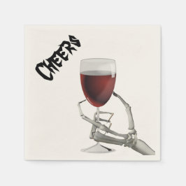 Skelet Hand Halloween Cocktail Papier Servetten