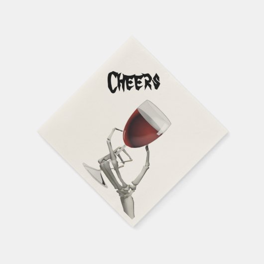 Skelet Hand Halloween Cocktail Papier Servetten (Hoek)