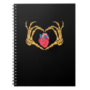 Skelet Hand Hart Anatomie Cardiac Cvicu Nurse HA Notitieboek
