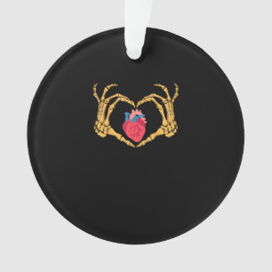 Skelet Hand Hart Anatomie Cardiac Cvicu Nurse HA Ornament