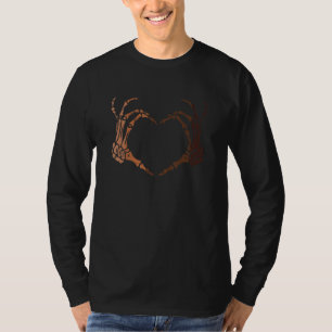 Skelet Hand Hart Black History Month BLM Afrika T-shirt